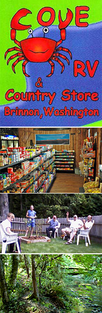 The Cove RV Park and Country Store in Brinnon